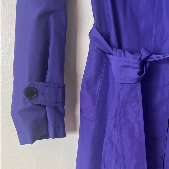 Sam Edelman Purple Trench Coat - Picture 3 of 4